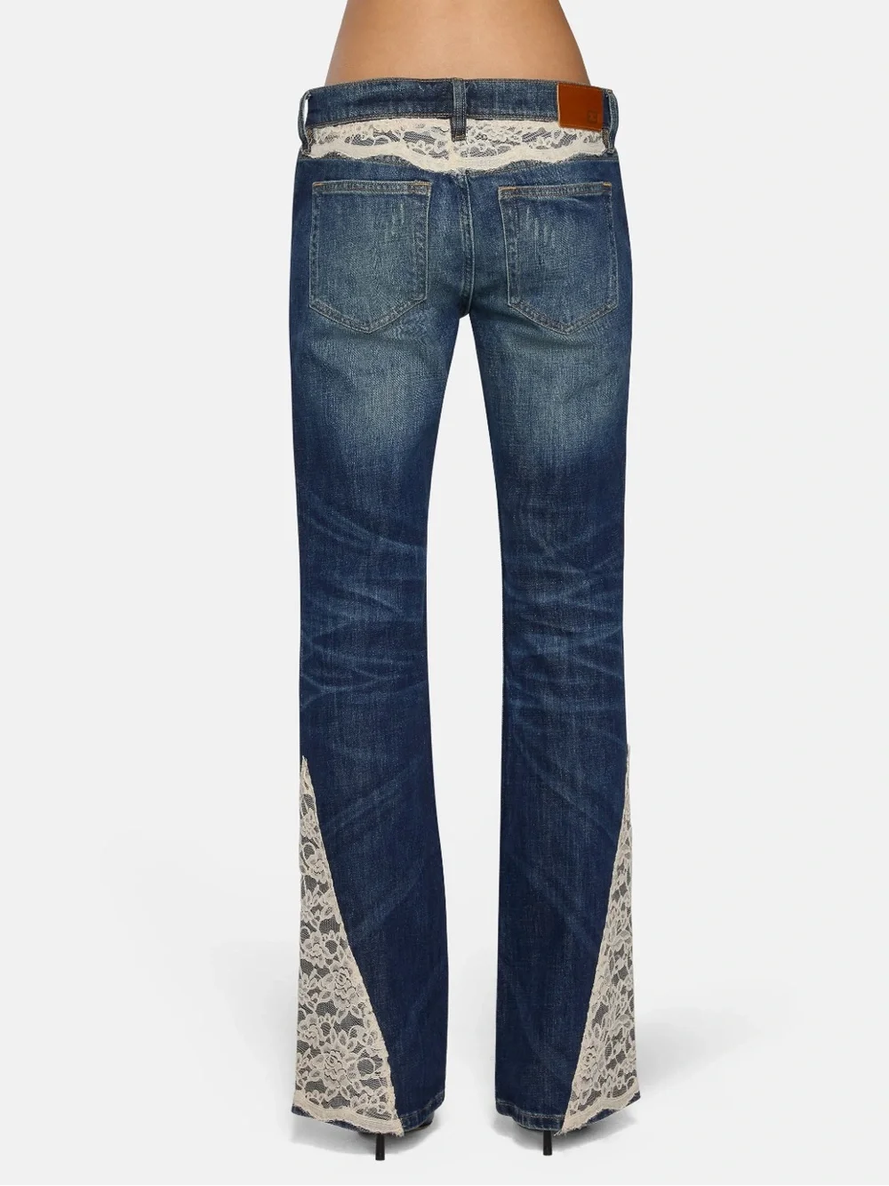 EB Denim Valentine Jean Ivory Rose Lace